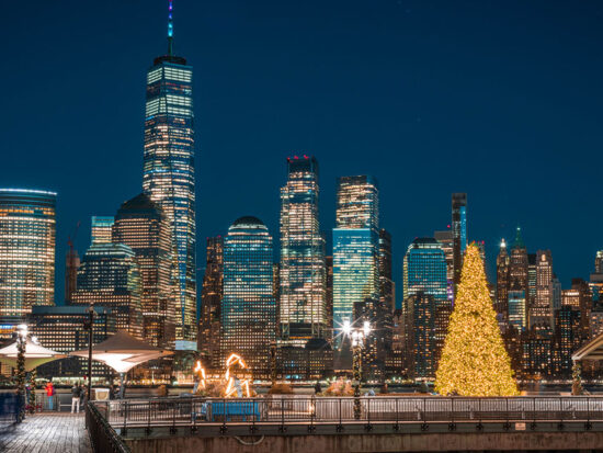 Freedom Tower and Christmas Tree