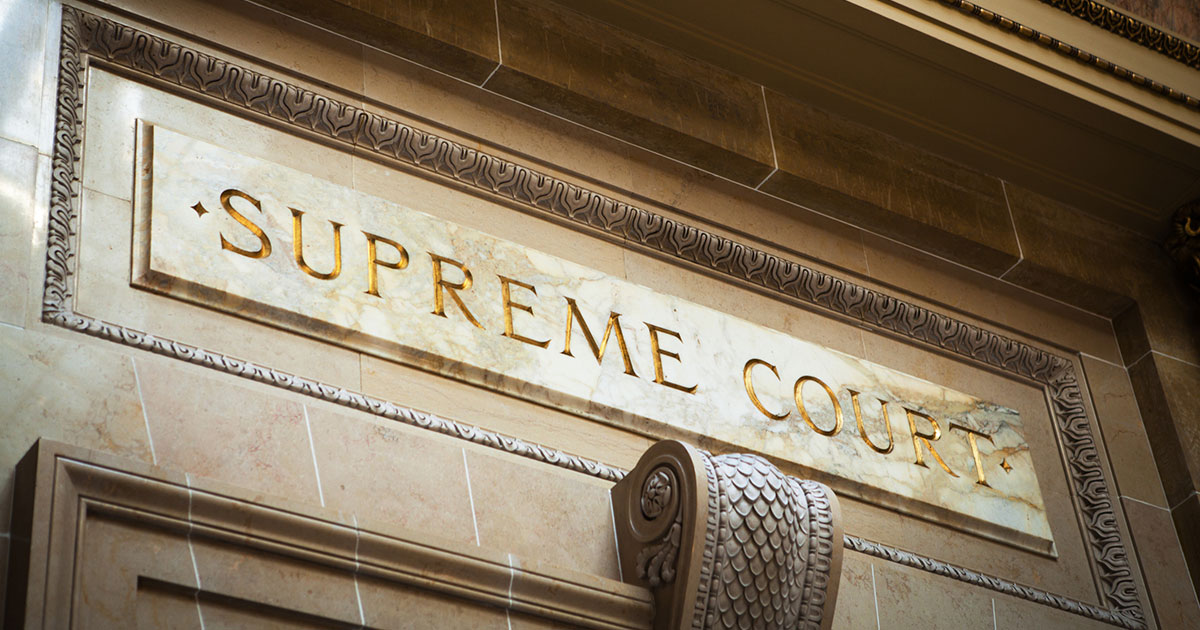 Entrance to Wisconsin Supreme Court Hearing Room