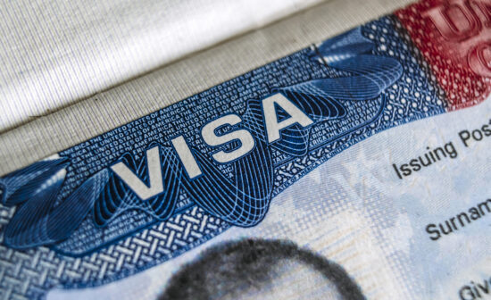 Visa USA in Foreign Passport for Tourism
