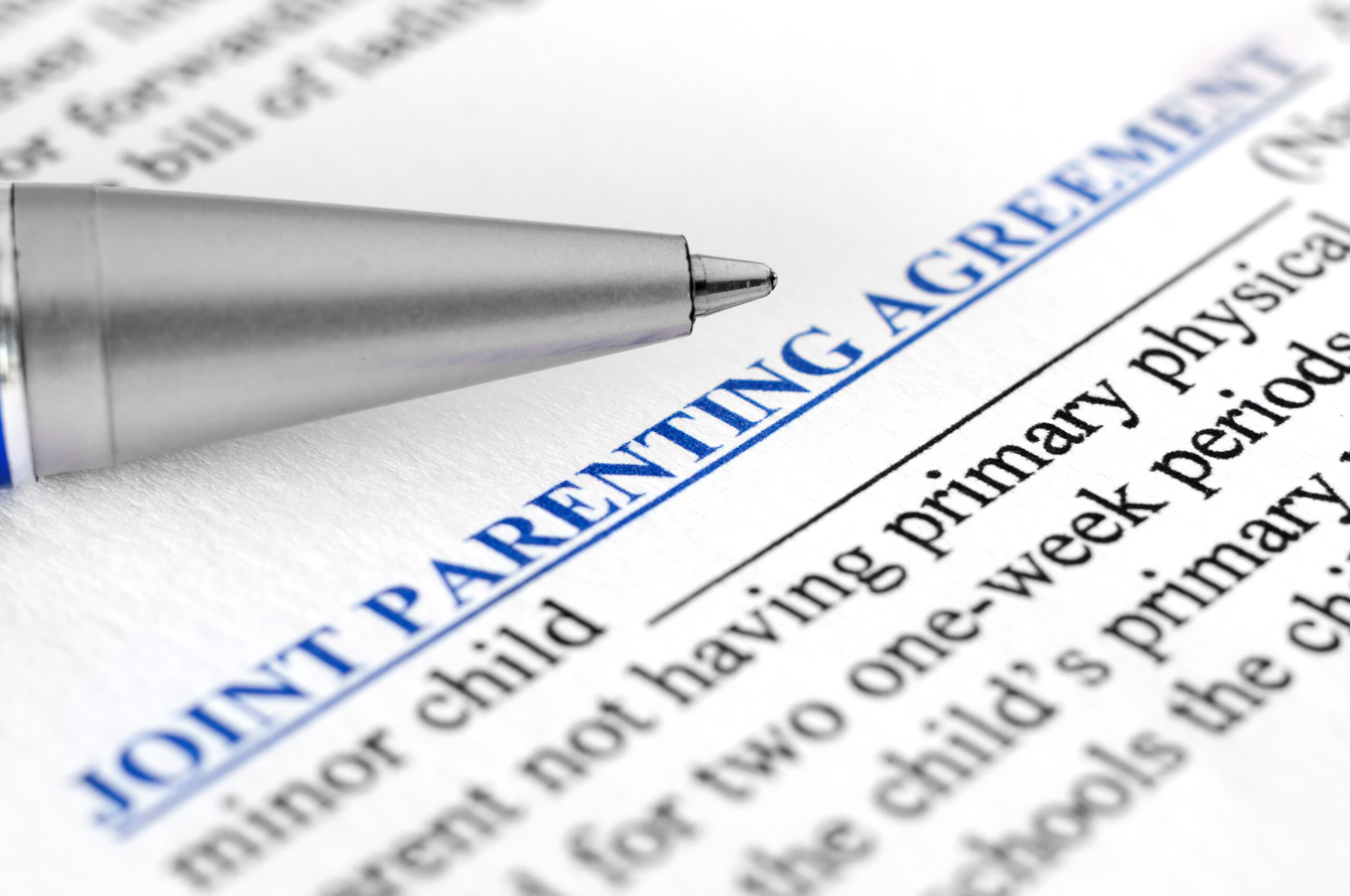 Joint parenting agreement